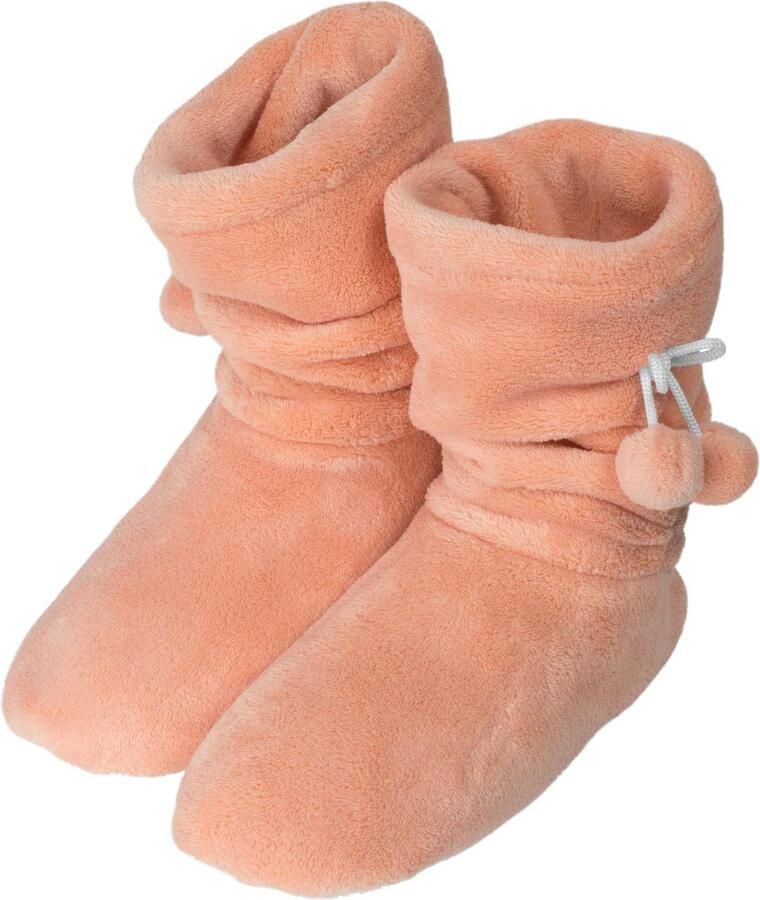 Normani Fleece-pantoffels voor dames met pompons