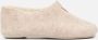 Nortenas Pantoffels beige Imitatiebont 270256 Dames - Thumbnail 1