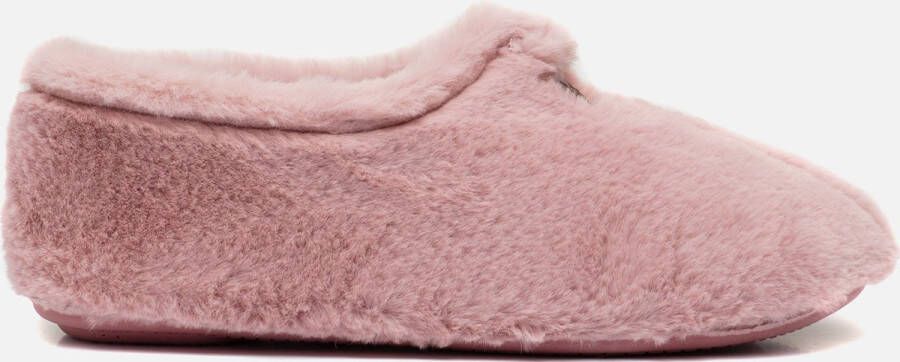 Nortenas Pantoffels roze Imitatiebont Dames