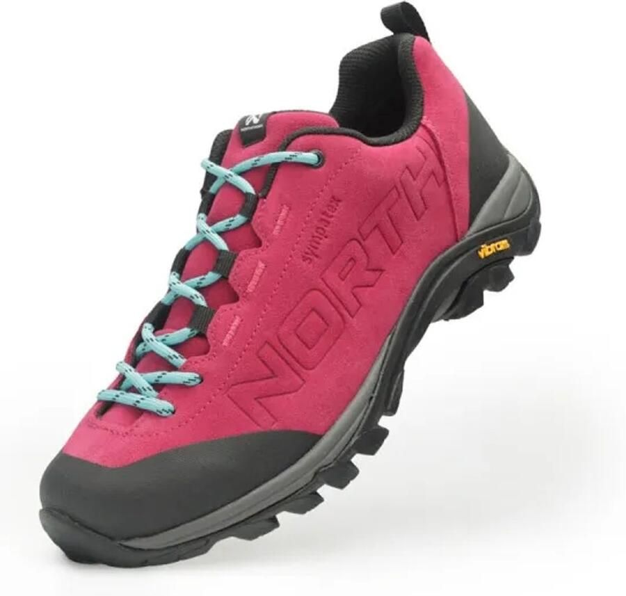 NORTHFINDER Wandelschoenen dames Mana1 Low Hiking Vibram Xs Evo Cher Rood
