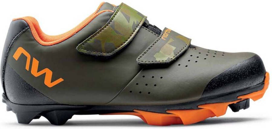 Northwave Origin Junior Mtb-schoenen Groen Oranje - Foto 2