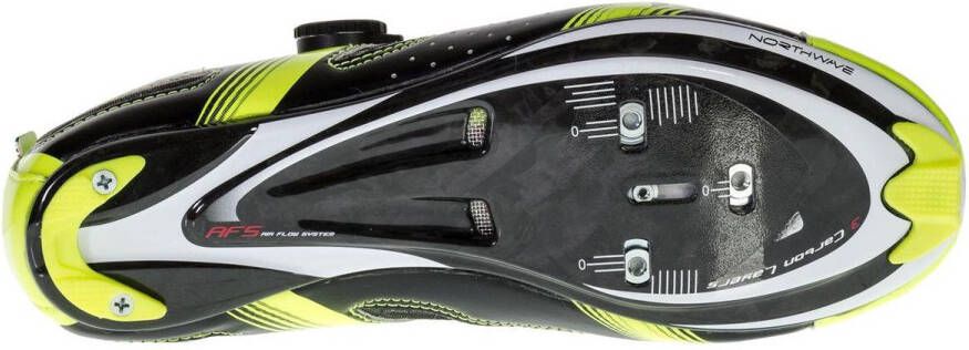 Northwave Galaxy Road Fietsschoenen Mannen geel zwart - Foto 3