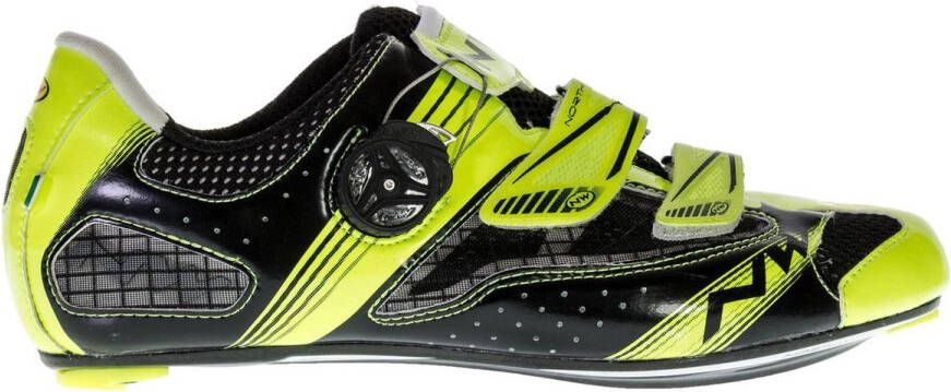 Northwave Galaxy Road Fietsschoenen Mannen geel zwart - Foto 2