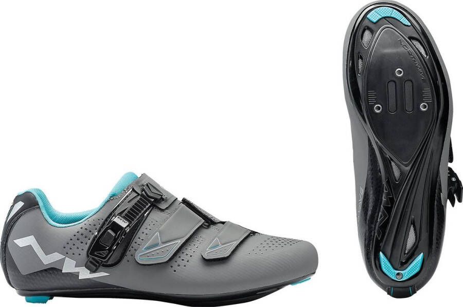 Northwave Verve 2 SRS schoenen Dames grijs turquoise Schoen - Foto 2
