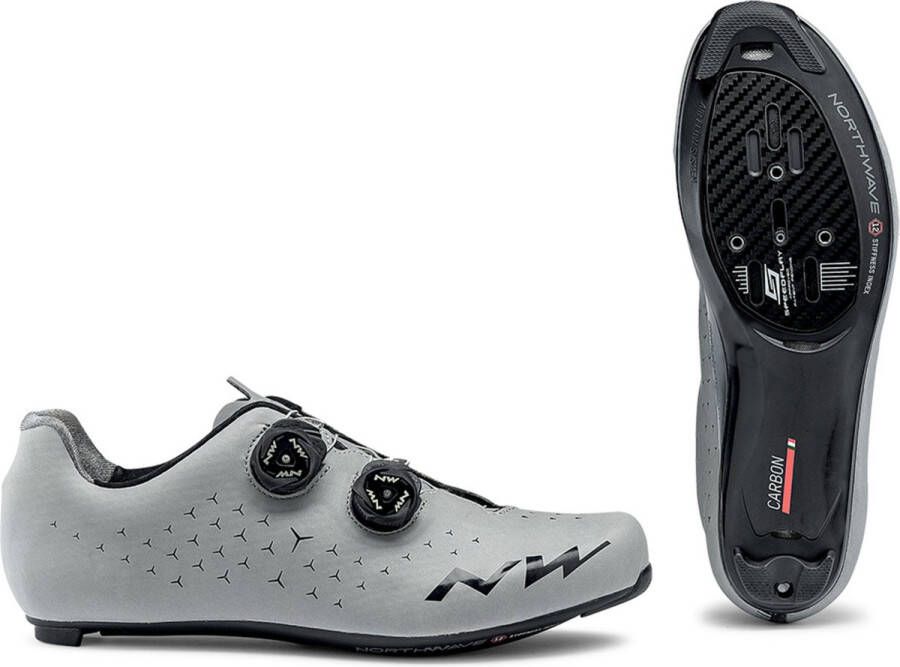 Northwave Revolution 2 Race Fietsschoen Zilver Reflective