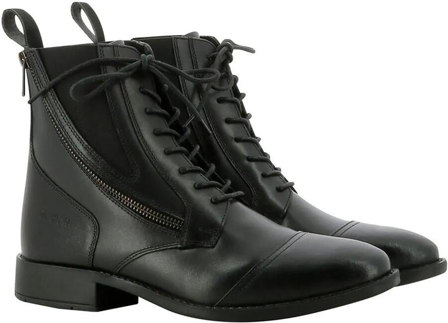 Norton Equestrian Lace meatl Zip Dames Rijlaarzen Zwart Vrouw