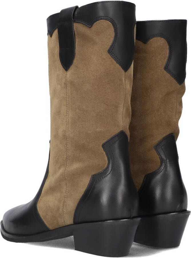 City Western bruin Tinten City Western 05-264 Cowboylaarzen Western Laarzen Dames Zwart - Foto 3