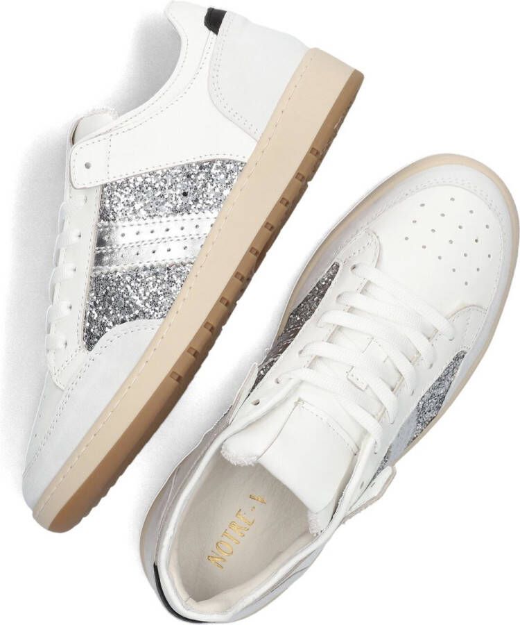 Retro Sneaker 06-150 Lage sneakers Leren Sneaker Dames Wit - Foto 3