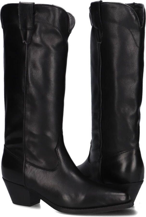Notre-V 07-430 Laarzen Leer Dames Zwart