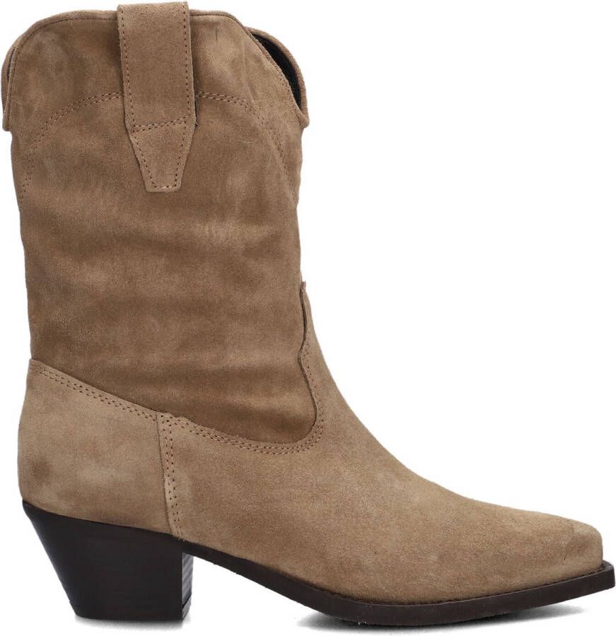 Notre-V 07-433 Cowboylaarzen Western Laarzen Dames Taupe