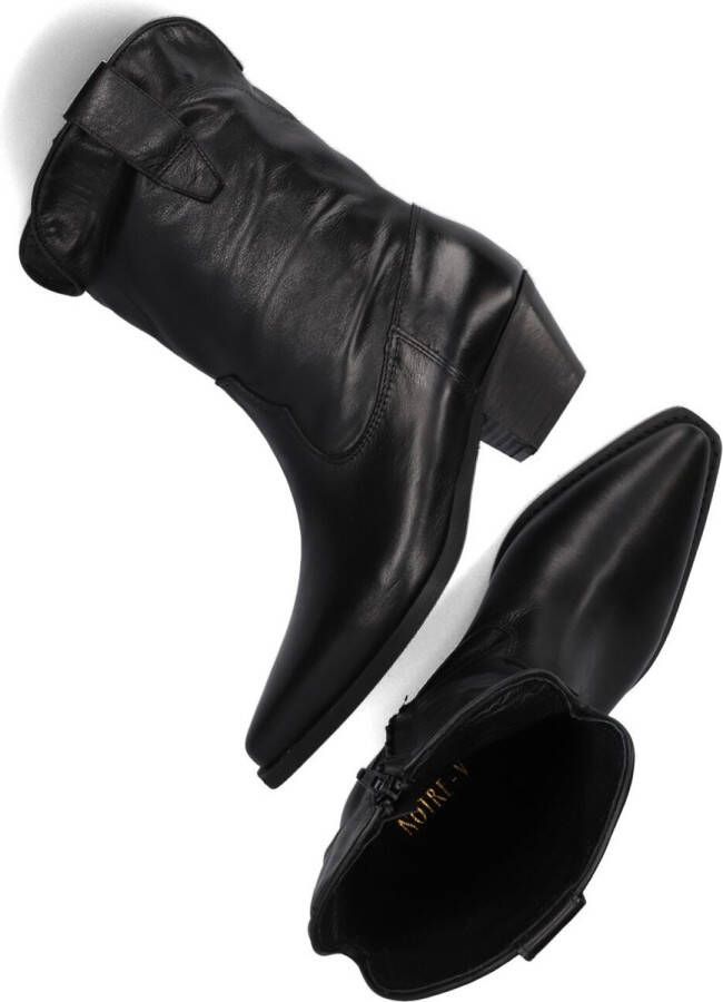 Notre-V 07-433 Laarzen Leer Dames Zwart