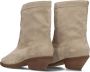 Notre-V 08-483 Cowboylaarzen Western Laarzen Dames Beige - Thumbnail 2