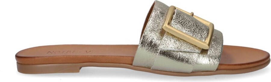 Notre-V Notre V 10201 Slippers Dames Goud - Foto 3