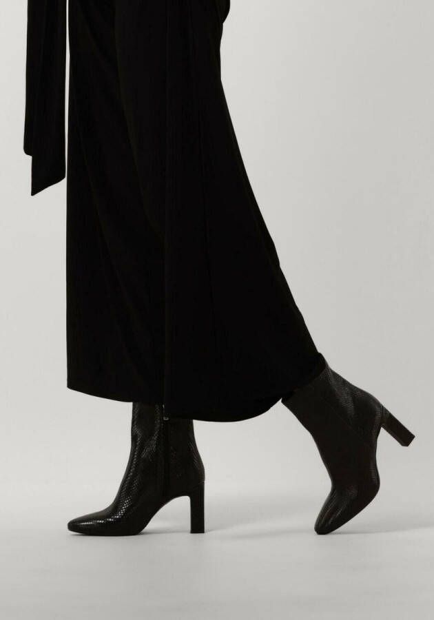 Notre-V 11236 Enkellaarsjes Enkelboots met rits Dames Zwart
