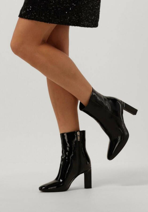 Notre-V 11236 Enkellaarsjes Enkelboots met rits Dames Zwart