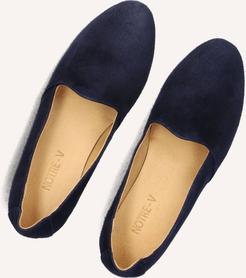 Notre-V 11869 Loafers Dames Instappers Donkerblauw - Foto 2