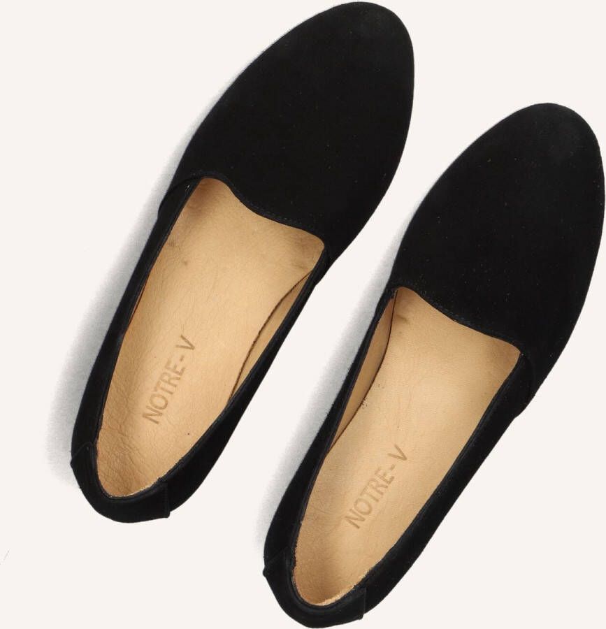 Notre-V 11869 Loafers Dames Instappers Zwart
