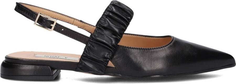 Notre-V 12237 Slingbacks Dames Zwart - Foto 2