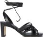 Notre-V Notre V 12372 Sandalen Dames Zwart - Thumbnail 2