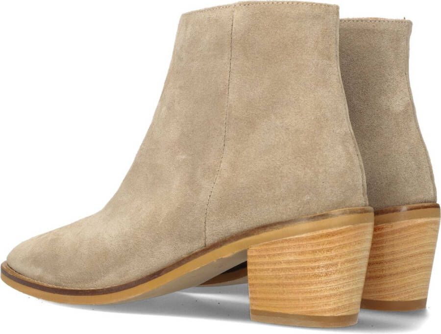 Bruin Tinten 139 2328 Enkellaarsjes Enkelboots met rits Dames Beige - Foto 2