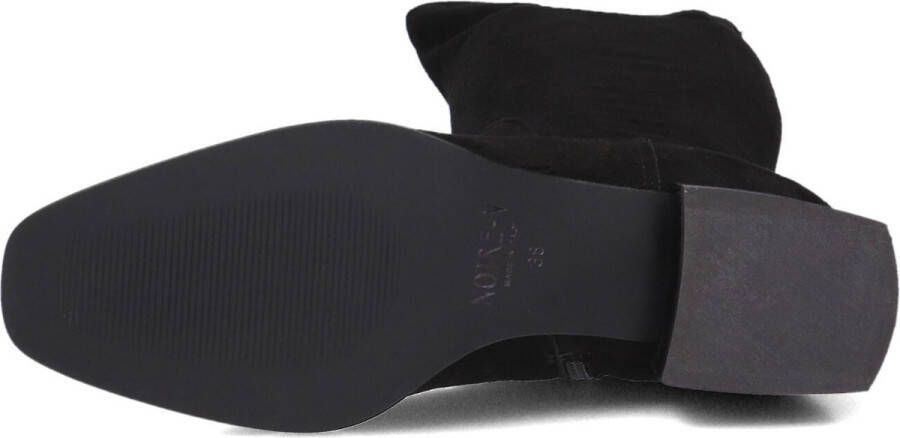 Notre-V 15180 Laarzen Leer Dames Zwart