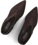 Notre-V 15225 Enkellaarsjes Enkelboots met rits Dames Bruin - Thumbnail 2
