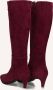 Notre-V 15290 Laarzen Suède Dames Rood - Thumbnail 2