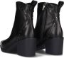 Notre-V 15641\b Enkellaarsjes Enkelboots met rits Dames Zwart - Thumbnail 2