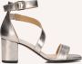 Notre-v Gouden Sandalen met Hak en Elegante Gesp - Thumbnail 2