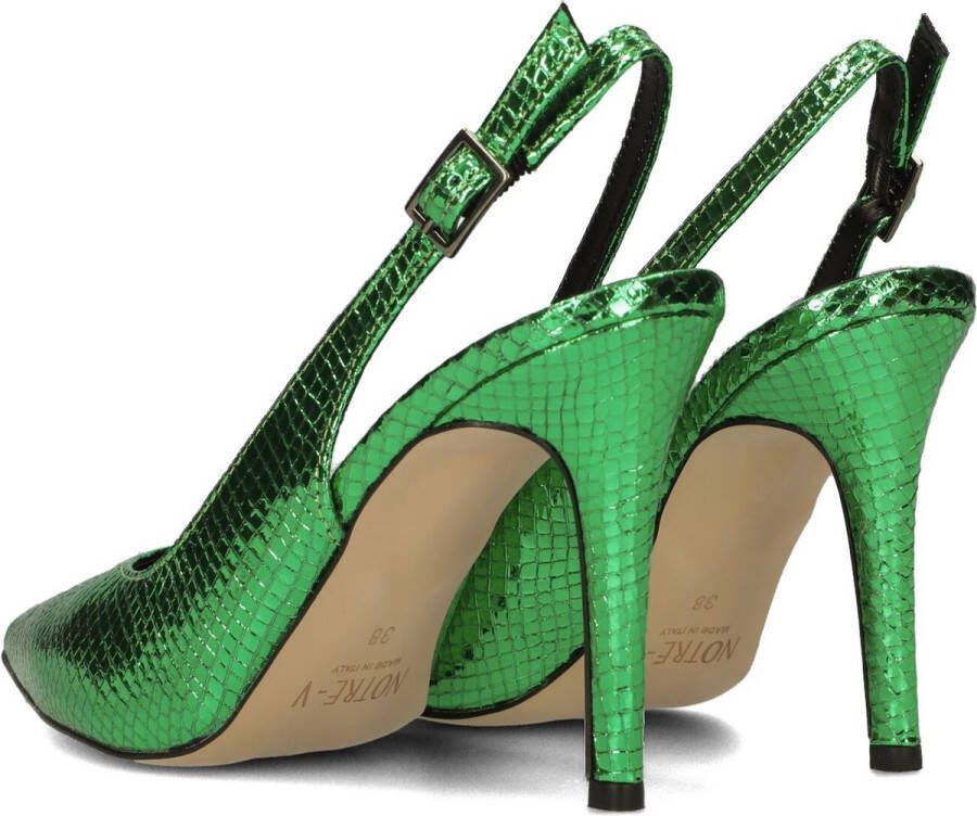 Notre-V 17513 Slingbacks Dames Groen