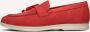 Notre-V 179 Loafers Nubuck Instapper Dames Rood - Thumbnail 2
