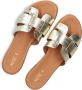 Notre-V 179874 Slippers Dames Goudkleurig - Thumbnail 7