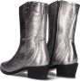 Notre-V 18050 Enkellaarsjes Enkelboots met rits Dames Zilver - Thumbnail 2