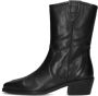 Notre-V 18050 Enkellaarsjes Enkelboots met rits Dames Zwart - Thumbnail 2