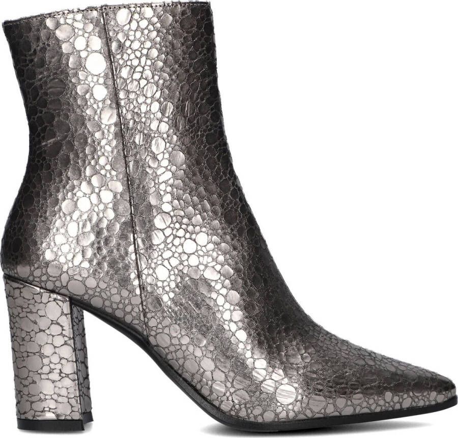 Notre-V 18739 1 Enkellaarsjes Enkelboots met rits Dames Zilver - Foto 5