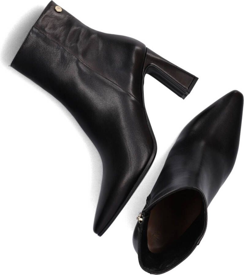 Notre-V 18739 Enkellaarsjes Enkelboots met rits Dames Zwart