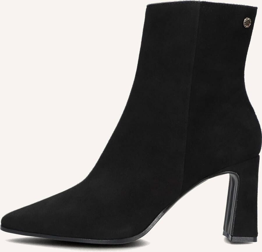 Notre-V 18739 Enkellaarsjes Enkelboots met rits Dames Zwart