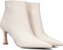 Notre-V 19536 Enkellaarsjes Enkelboots met rits Dames Beige - Thumbnail 2
