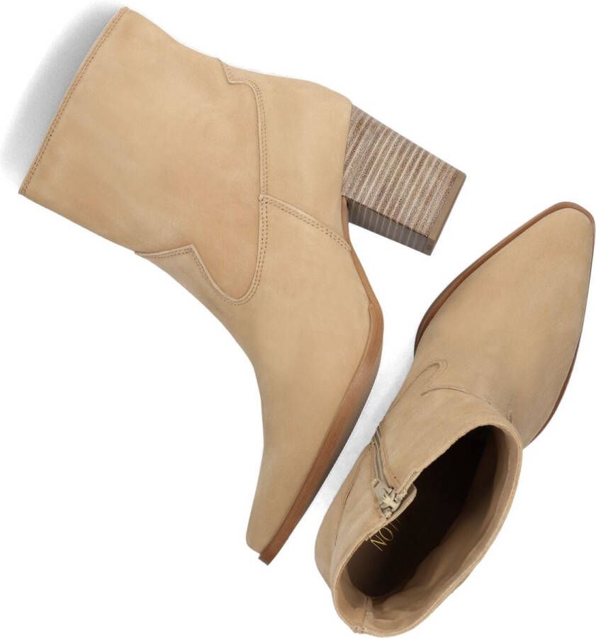 Notre-V 1girl212 Enkellaarsjes Dames Camel