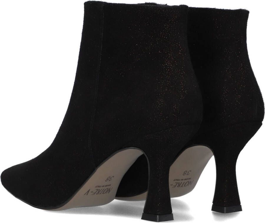 Notre-V 21033 Enkellaarsjes Enkelboots met rits Dames Zwart - Foto 5