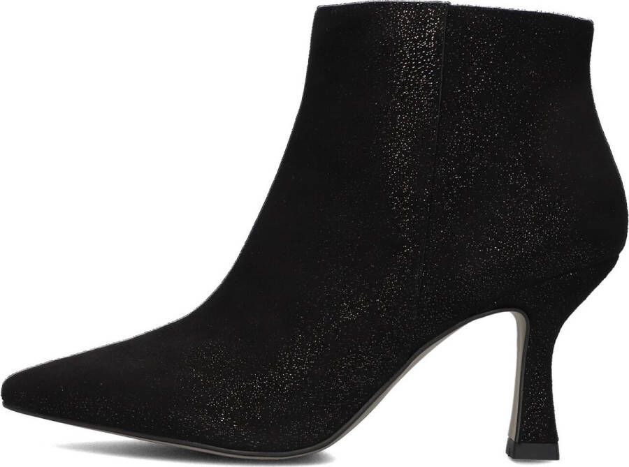 Notre-V 21033 Enkellaarsjes Enkelboots met rits Dames Zwart
