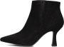 Notre-V 21033 Enkellaarsjes Enkelboots met rits Dames Zwart - Thumbnail 2