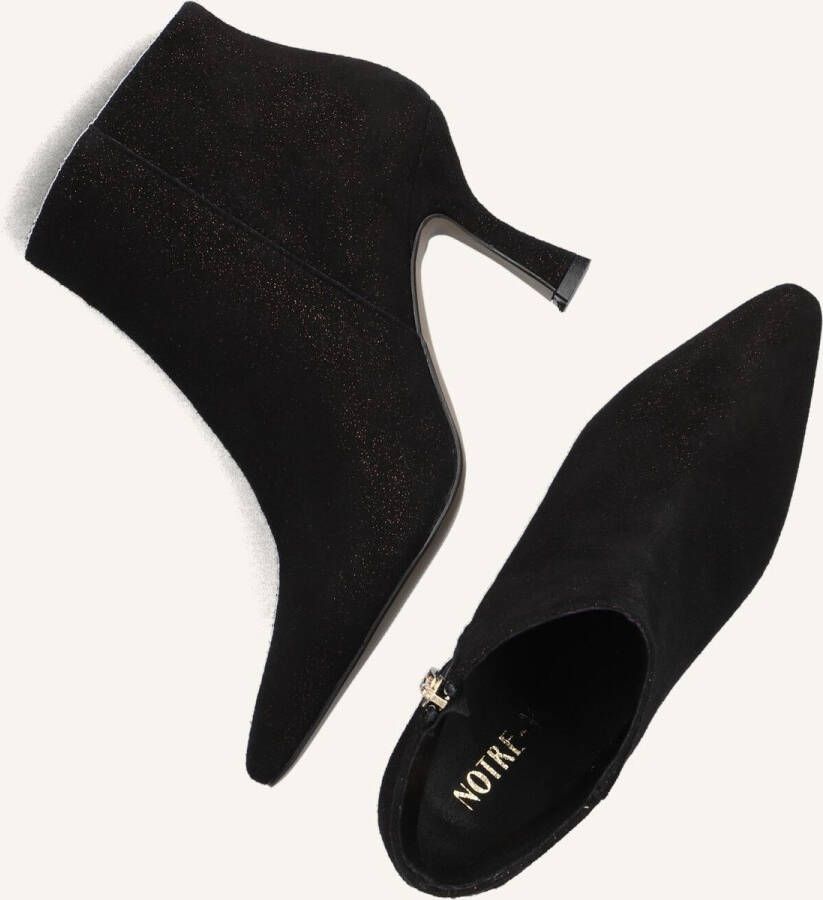 Notre-V 21033 Enkellaarsjes Enkelboots met rits Dames Zwart - Foto 2