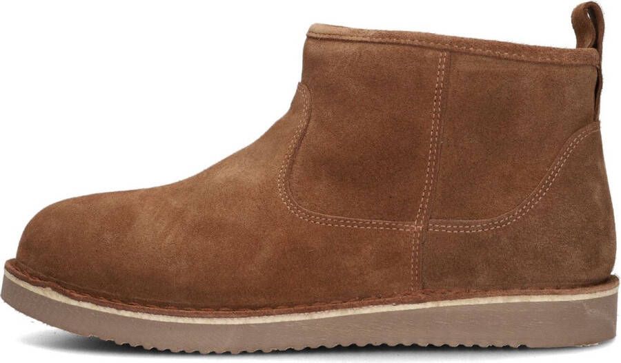 Notre-V 2204-03 Enkellaarsjes Dames Cognac