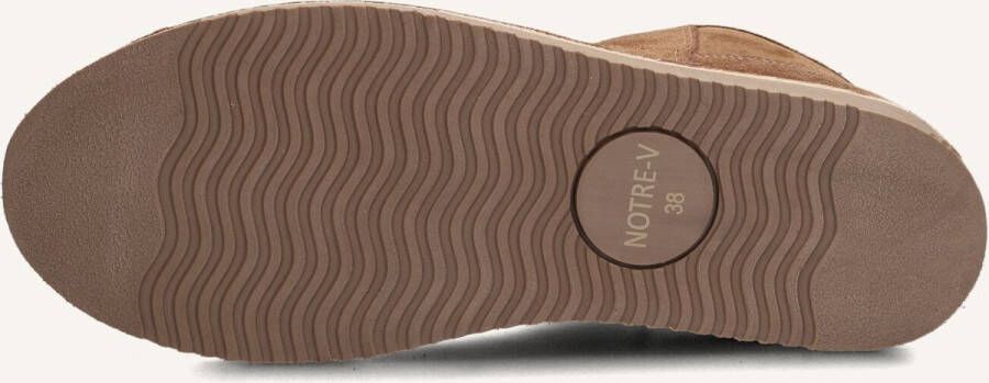 Notre-V 2204-03 Enkellaarsjes Enkelboots Dames Cognac - Foto 3
