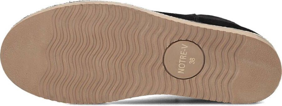 Notre-V 2204-03 Enkellaarsjes Dames Zwart