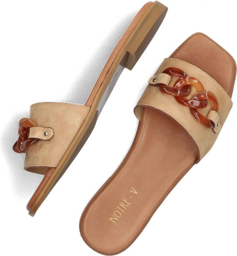 Bruin Tinten 22575 Slippers Dames Bruin - Foto 2