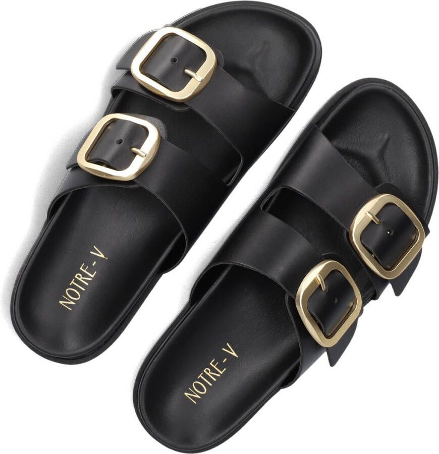 Notre-V 227066 Slippers Dames Zwart