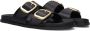 Notre-V 227066 Slippers Dames Zwart - Thumbnail 2
