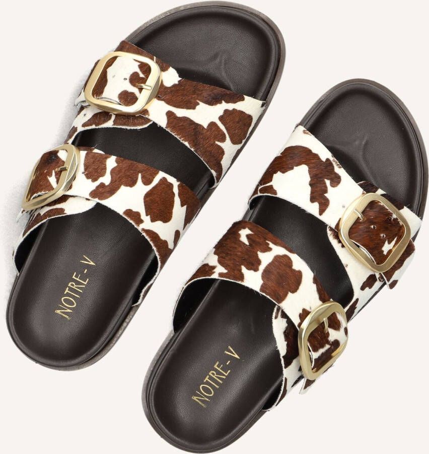 Notre-V 227329 Slippers Dames Bruin - Foto 2